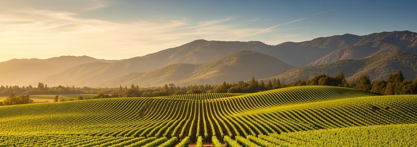 Small business loans in Napa, California - Napa Valley vineyard landscape