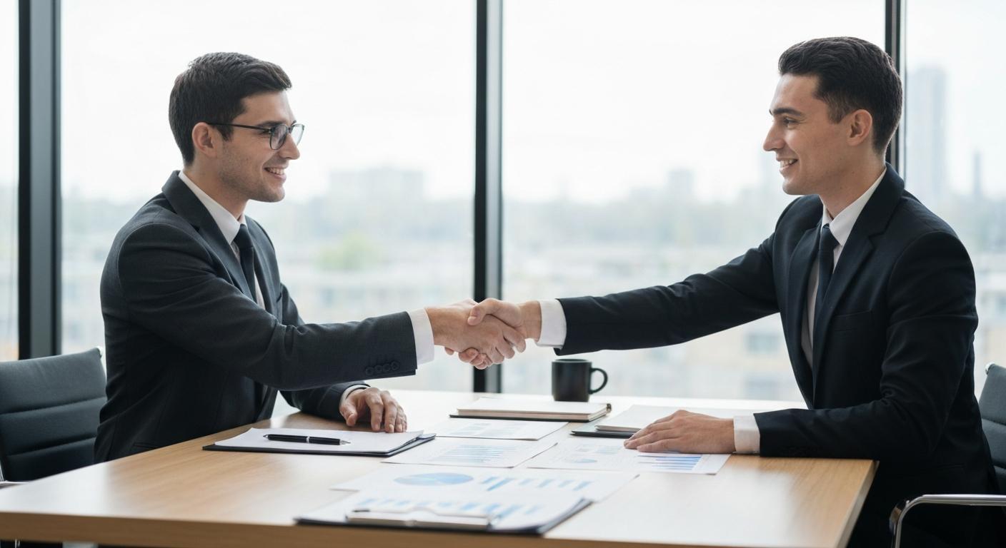 Nevada small business owner meeting with a financial advisor to discuss loan options