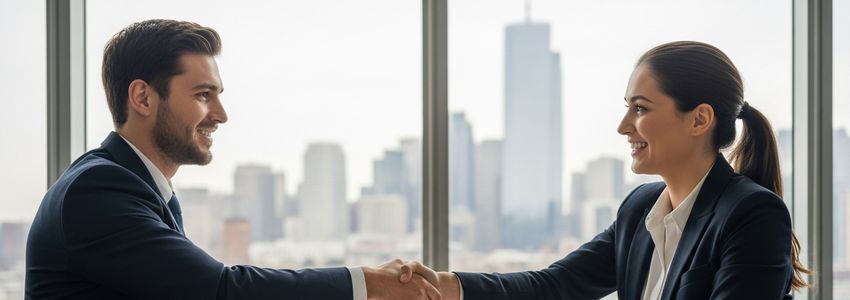 New Jersey business owner and advisor reviewing financing options
