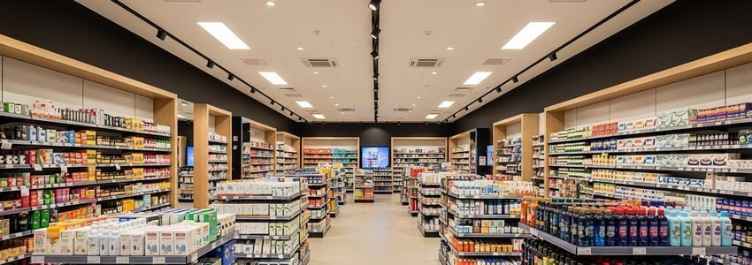 New Jersey retail store interior showing merchandise displays and modern retail environment