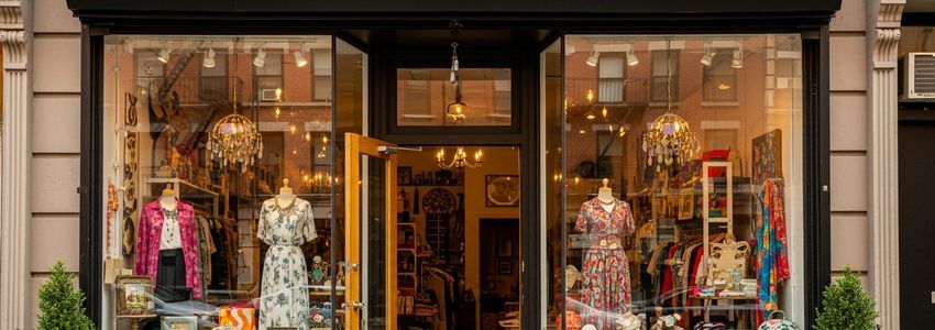 New York State small business storefront showing the kind of local businesses that benefit from business loans