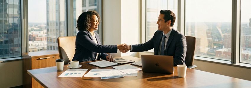 Oklahoma small business owner securing financing with Crestmont Capital