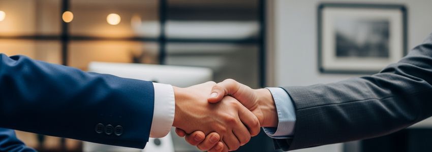 Business owners in Olathe, Kansas discussing small business loan options