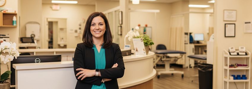 Occupational therapy practice owner reviewing business financing options for their OT clinic