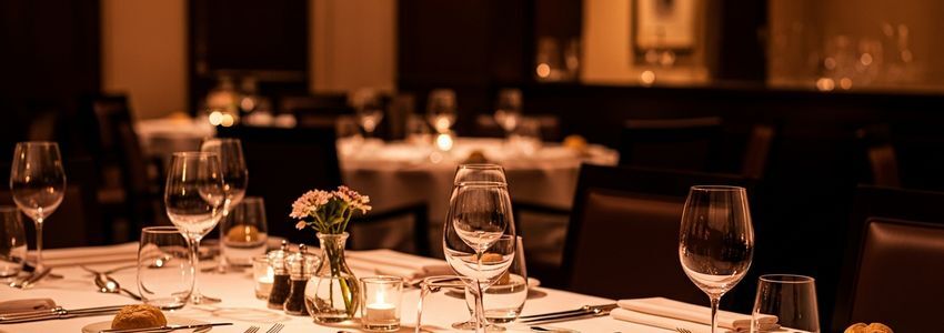 Pennsylvania restaurant owner reviewing financing documents in a modern kitchen