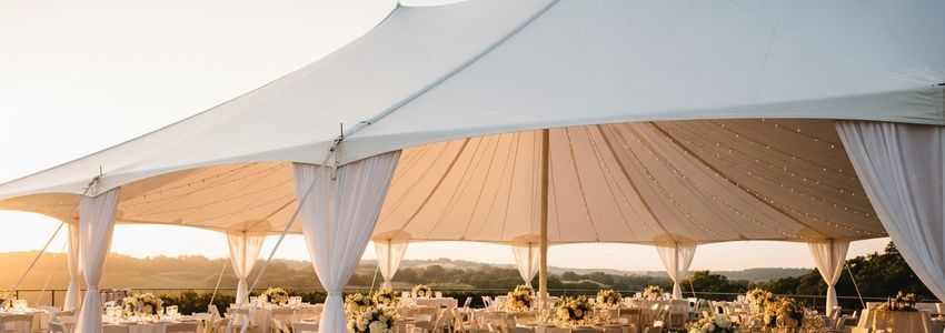 Party equipment rental business owner reviewing financing options