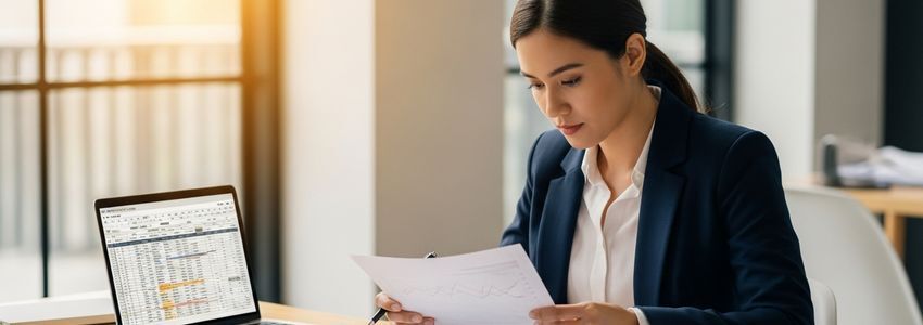 Small business owner meeting with a financial advisor to discuss a business loan in Peoria, Arizona