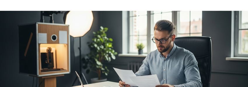 Photo booth business owner reviewing financing options with Crestmont Capital