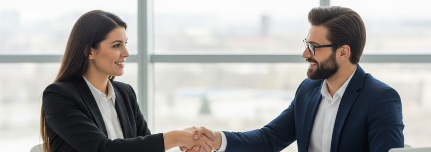 Business advisor reviewing franchise loan documents with a Planet Smoothie franchise owner