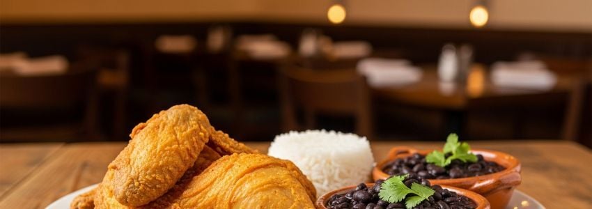 Pollo Campero franchise owner reviewing financing options for their restaurant business