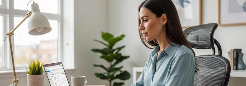 Private label entrepreneur managing e-commerce business