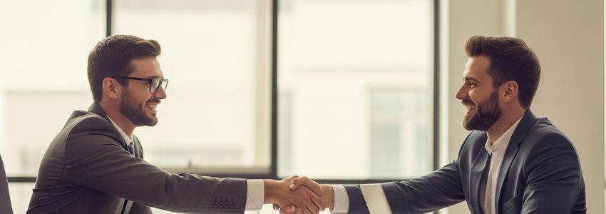 Publishing services business professional reviewing financing options