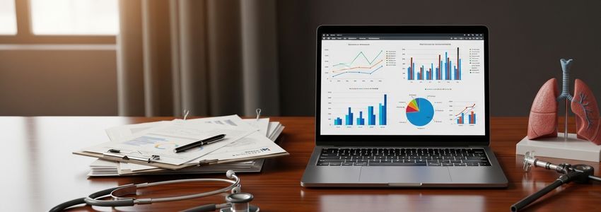 Pulmonology practice owner reviewing financing options for their medical clinic