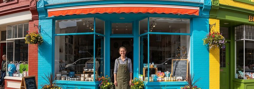 Business owner reviewing revenue-based financing agreement with advisor
