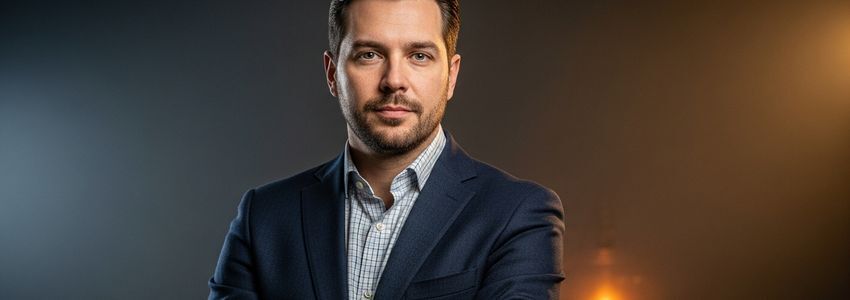 Small business owner reviewing profit reinvestment strategy at desk