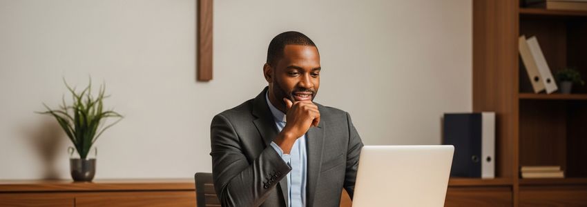 Religious organization leader reviewing business loan financing options at a church office desk