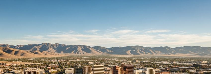 Small business owner reviewing funding options in Reno Nevada