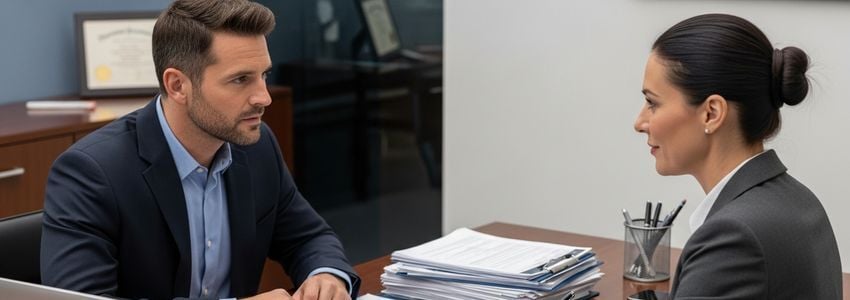 Restoration 1 franchise owner reviewing financing documents