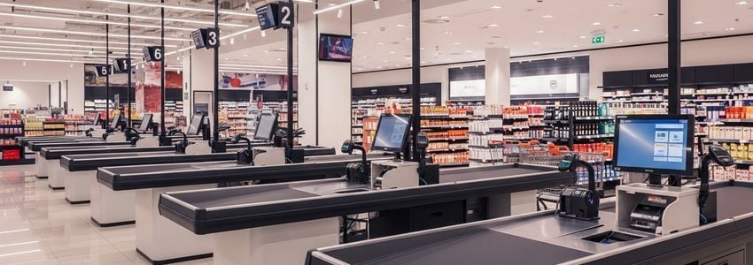 Retail store interior showcasing a well-organized retail environment ready for financing and growth