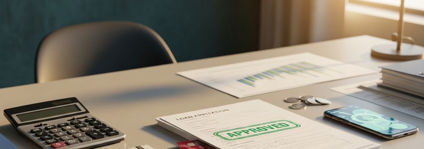 Small business owner applying for same-day business loan financing