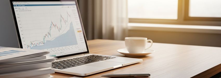 Business professionals reviewing small business loan documents in a Santa Clara office