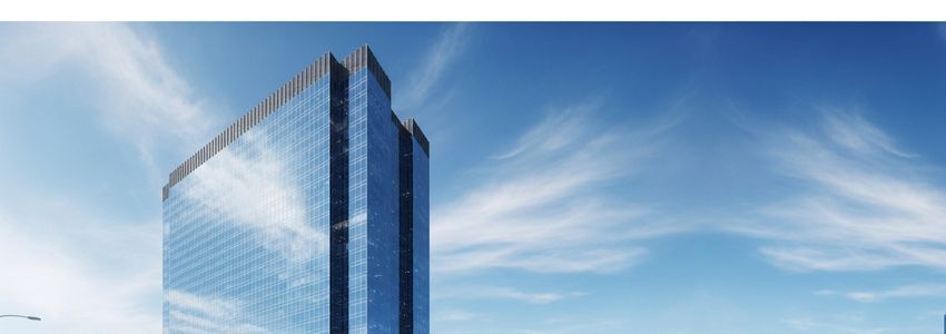 Modern commercial office building for SBA 7(a) real estate loan acquisition