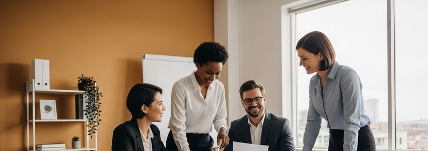 Small business owners reviewing SBA Express loan options with a financial advisor