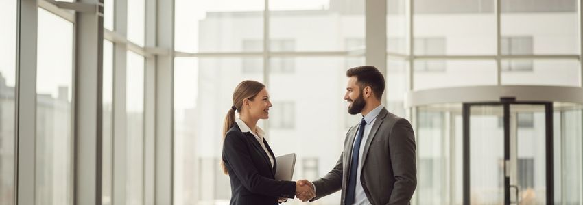 Business owners reviewing SBA loan application requirements with a financial advisor