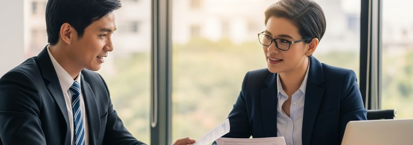 Business professionals reviewing small business loan options in Sioux Falls South Dakota