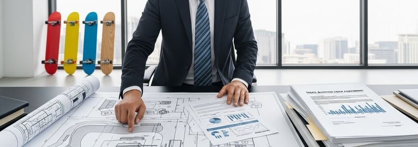 skate park business financing options