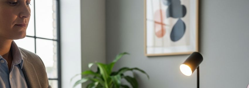 Business owner reviewing financial documents to improve loan application