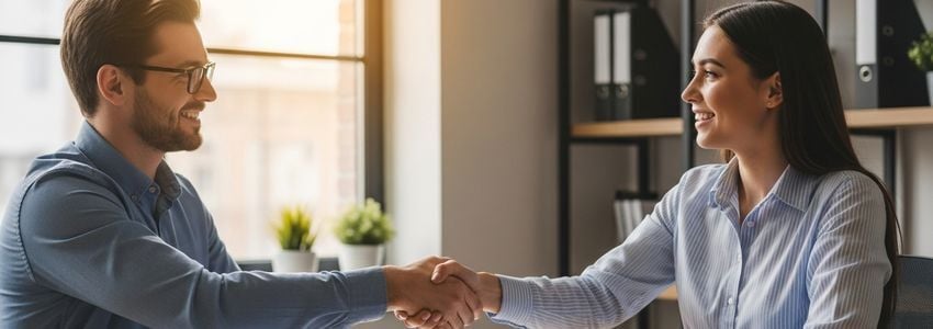 Small business owner reviewing loan documents in Baton Rouge Louisiana