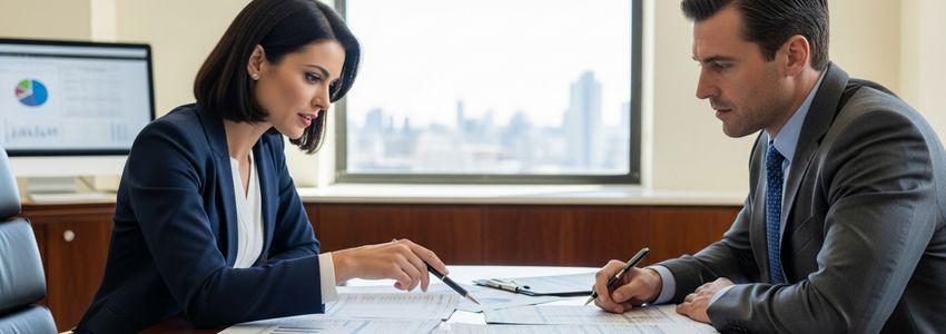 Small business owners in Richmond Virginia reviewing financing options