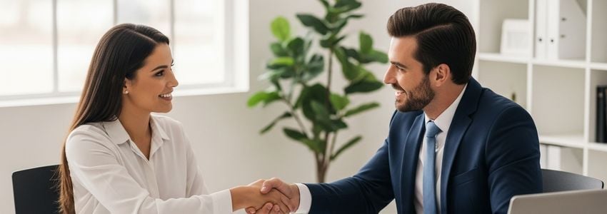 Business owner meeting with a Tallahassee small business loan advisor