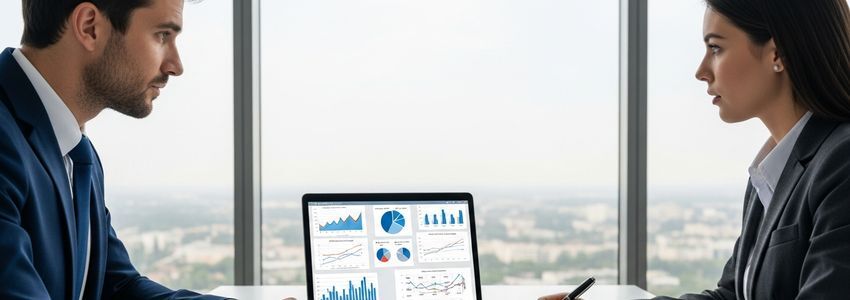 Business owner discussing subprime financing options with an advisor