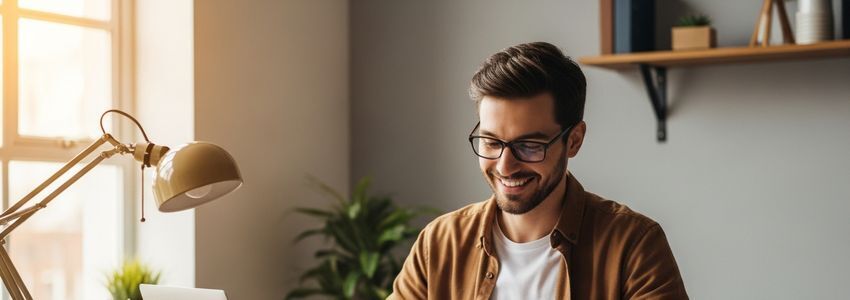 Business owner reviewing working capital loan options for subscription business