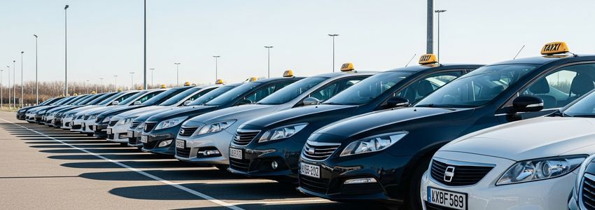 Transportation fleet financing advisor meeting with taxi company owner