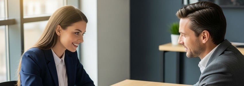 Franchise owner reviewing financing options with a business loan advisor