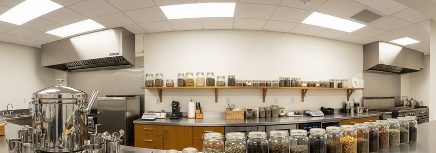 Tea company owner reviewing financing options for growing their tea brand business