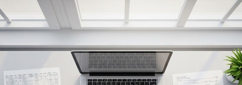 Business owner reviewing franchise financing documents