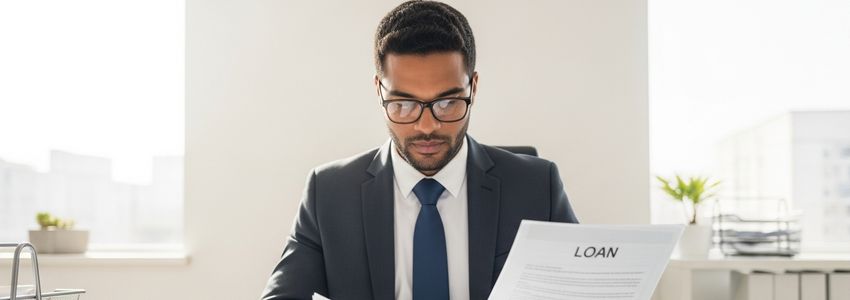 Franchise owner reviewing Torchy's Tacos franchise loan documents