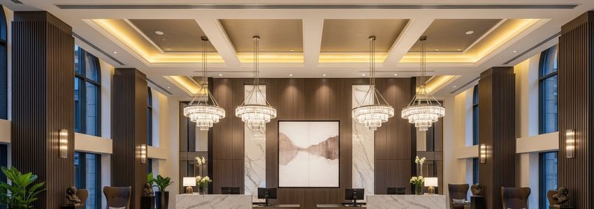 Professional hotel lobby interior representing Travelodge by Wyndham franchise property investment