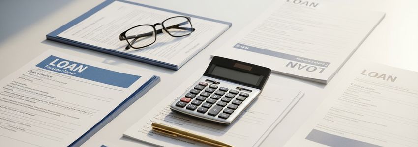 Business owner reviewing financial documents related to unsecured business loan obligations