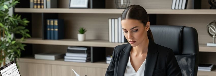 Franchise owner reviewing Uptown Cheapskate loan documents and financing options