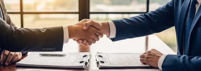 Small business owner discussing venture debt financing options with a financial advisor