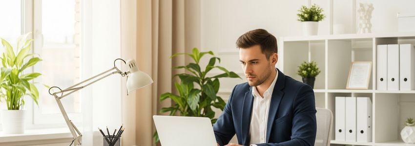 Small business owner reviewing financing options in Waco, Texas