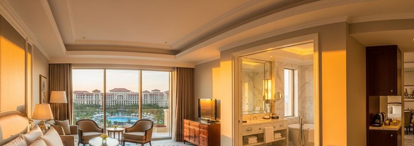 Hospitality investors reviewing Waldorf Astoria financing documents