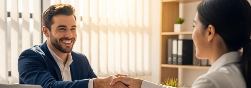 Whataburger franchise owner discussing financing options with a business loan advisor