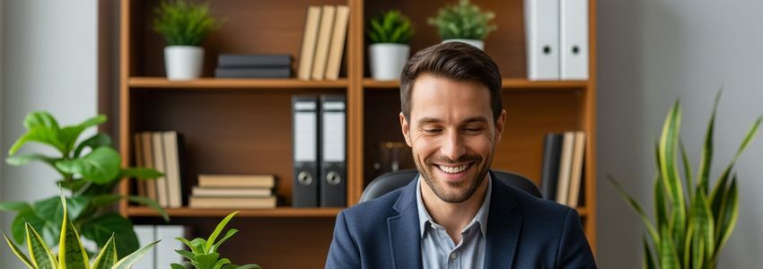 Small business owner reviewing financing options in Worcester, Massachusetts