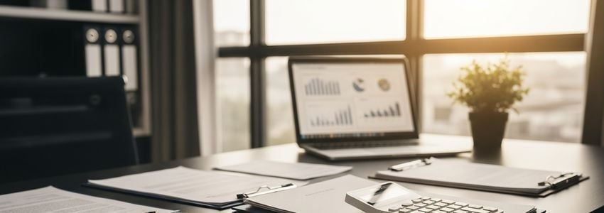 Business owner reviewing loan documents to use collateral for better business loan rate
